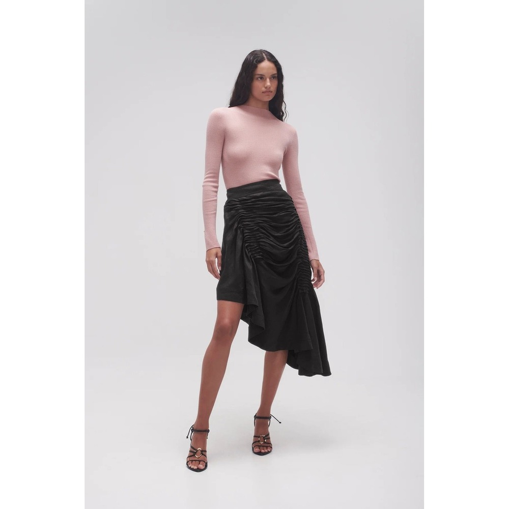 Aje Memoir Asymmetric Midi Skirt NWT Sz USA 2/XS